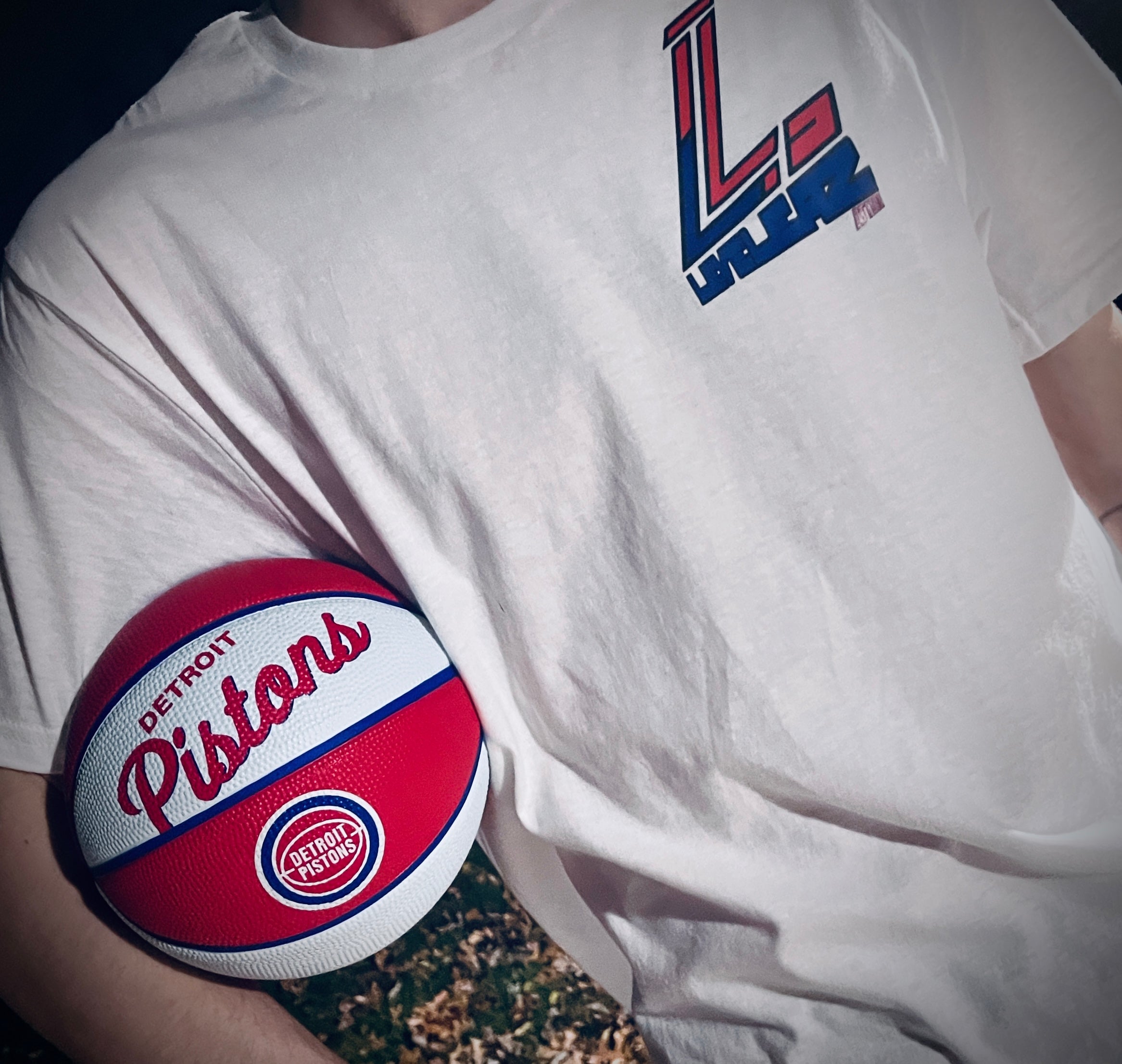 LEVELERZ “Motor City” Flagship Tee — Pistons Colorway